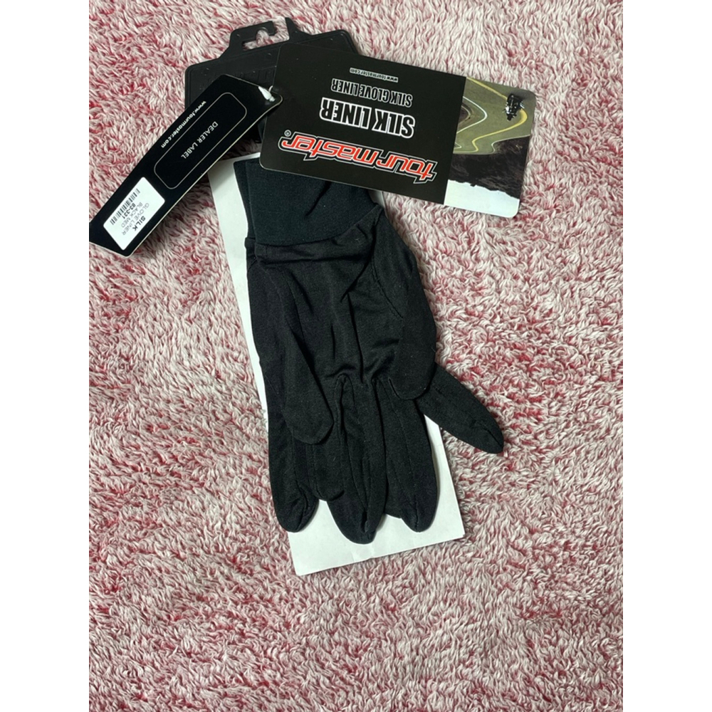 Men's Tourmaster Silk Glove Liner Size med Black